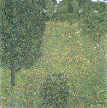  blume - Landschaftsgarten Wiese in Blume Gustav Klimt